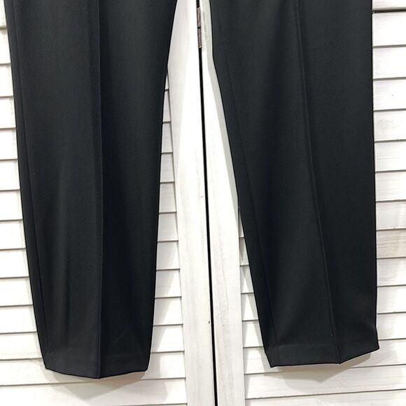 Ivanka Trump Ankle Pants Size 10 Black Stretch - Picture 4 of 10